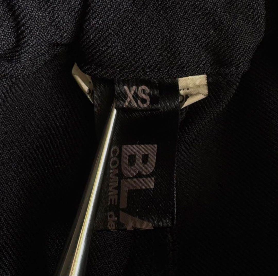 ブラック コムデギャルソン ポリ縮 寅壱パンツ バルーンパンツ