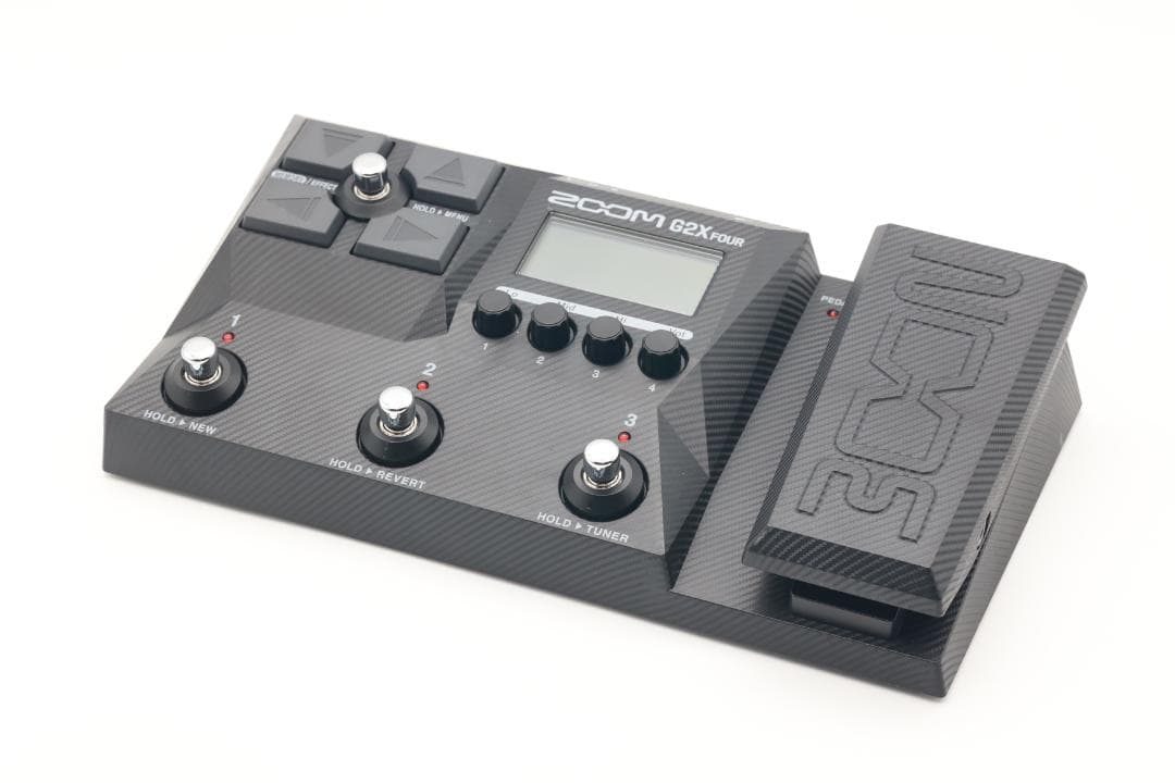 【4048】ZOOM G2X FOUR ギターマルチエフェクター ペダル付き