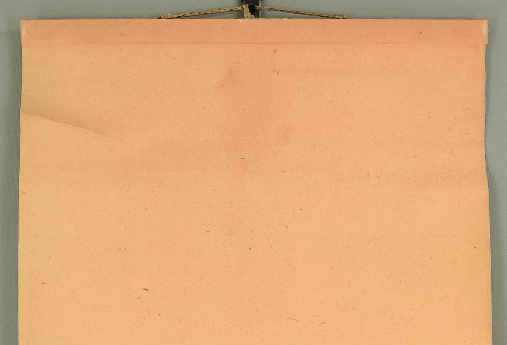 江上瓊山 掛軸 水墨画 梅図 肉筆 紙本 合箱 南画家 書家 長崎 明治期