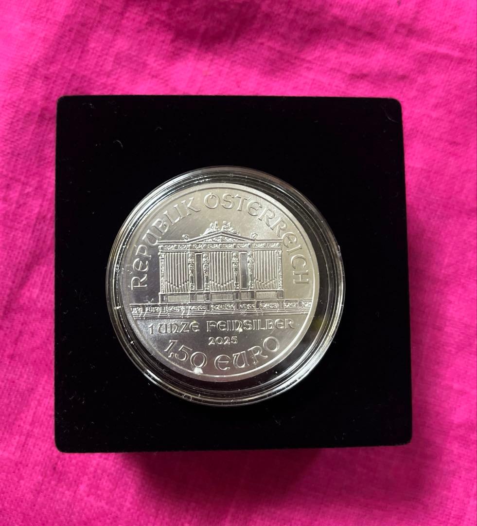 ウィーン銀貨 2025年発行　銀 (純銀)1オンス　1枚