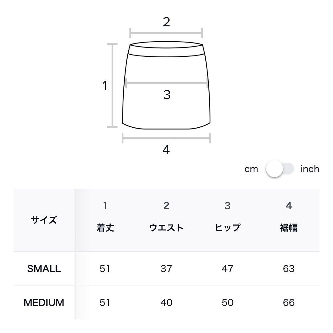 スカート crank Layered Wool Pleated Skirt