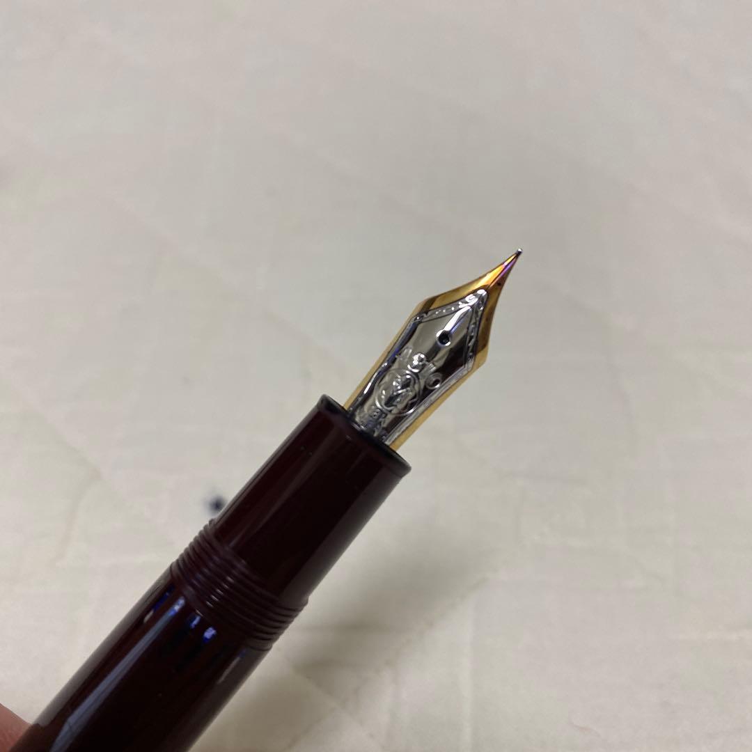 モンブラン 万年筆 146 ボルドー色