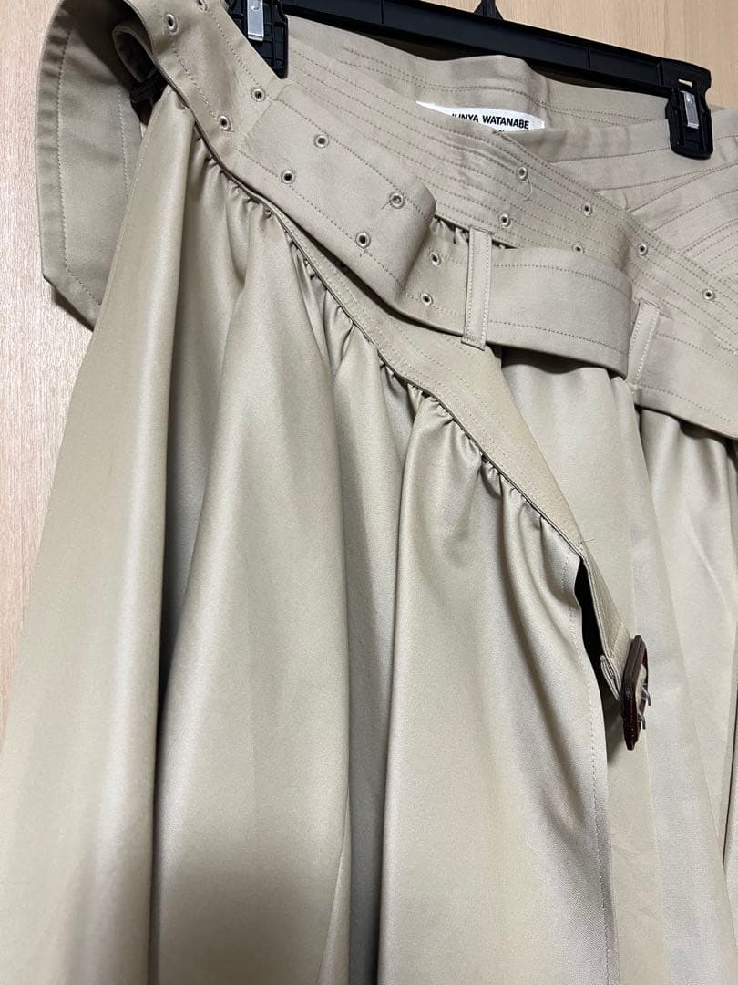 出品12/31まで・JUNYA WATANABE 変形トレンチスカート S