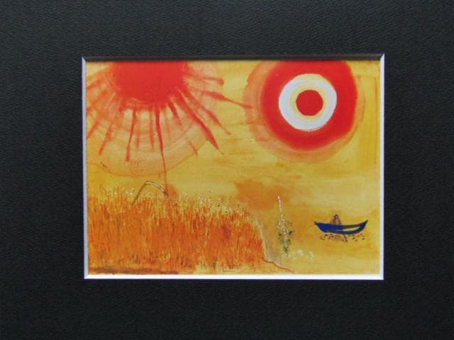 マルク・シャガール、【「アレコ」第3場:「ある夏の昼下がりの小麦畑」の舞台裏】