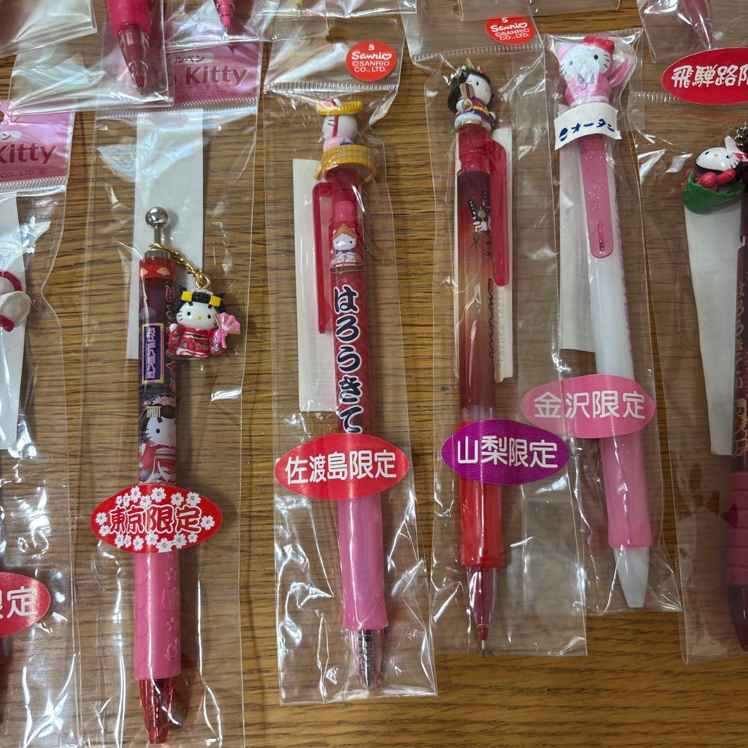 キティ　シャーペン　シャープペン　ボールペン　まとめ売り　ご当地　サッカー