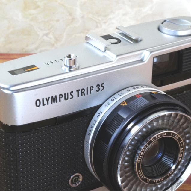 【整備済完動品・赤ベロOK！・フィルム試写済】Olympus Trip 35