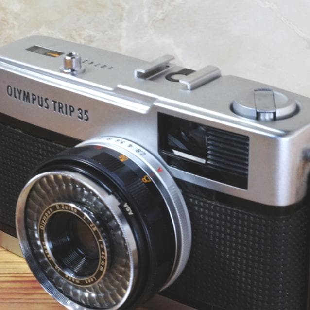 【整備済完動品・赤ベロOK！・フィルム試写済】Olympus Trip 35