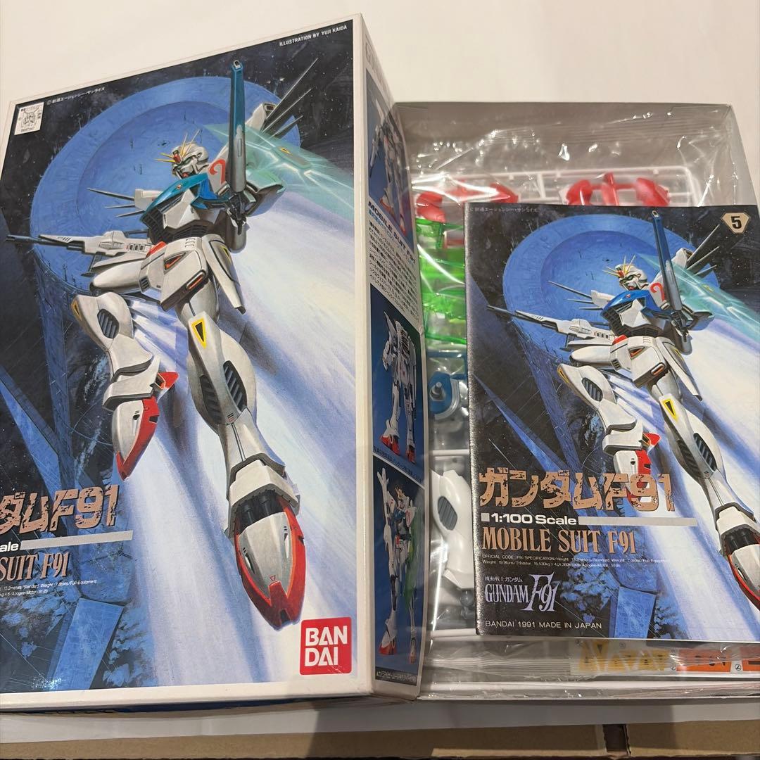 旧キット 1/100 ガンダム F91 プラモデル セット