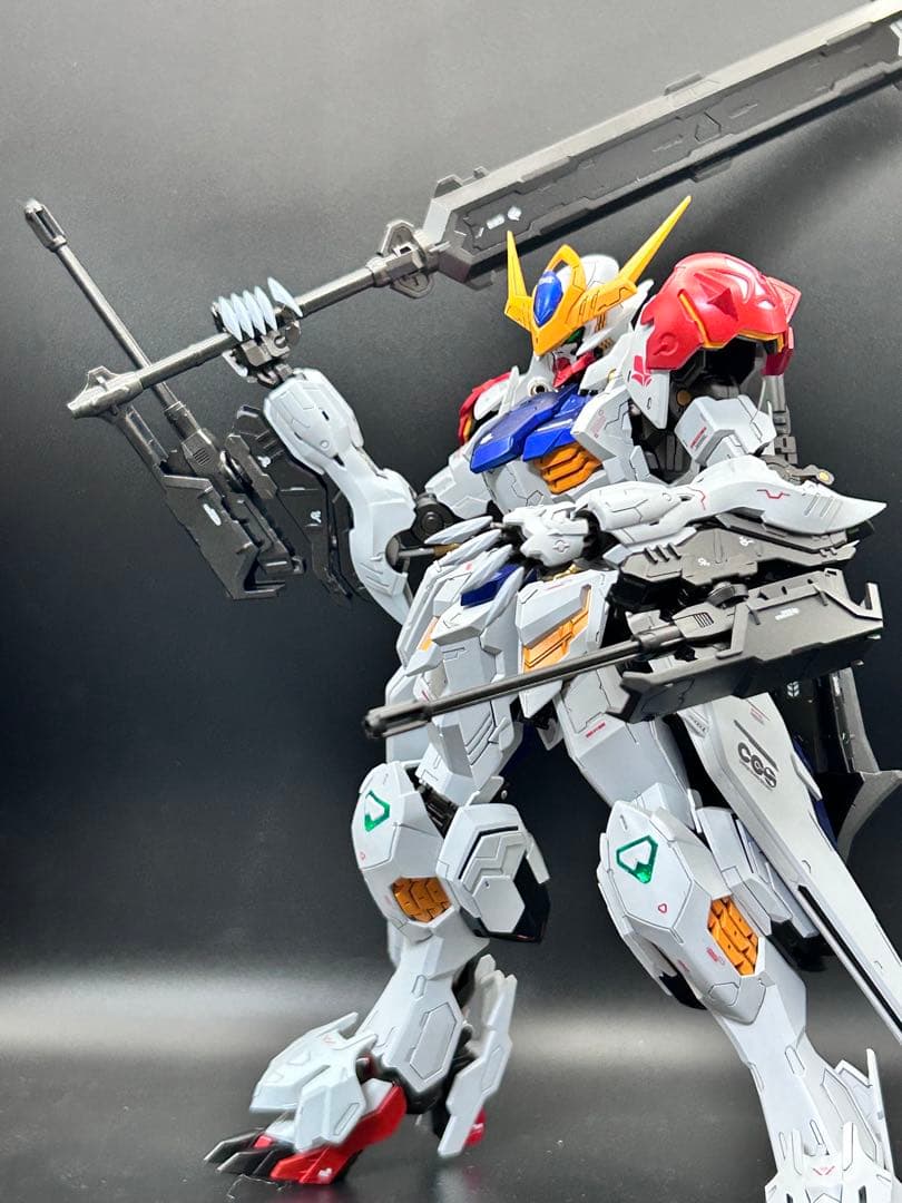MG ガンダムバルバトスルプス　全塗装済み完成品マント鉄血のオルフェンズ