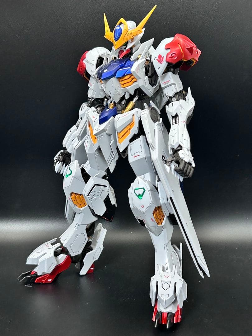MG ガンダムバルバトスルプス　全塗装済み完成品マント鉄血のオルフェンズ