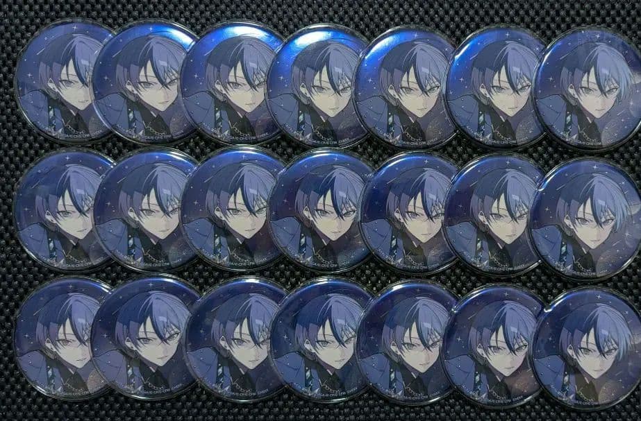 青柳冬弥　缶バッジ　コネクトライブ