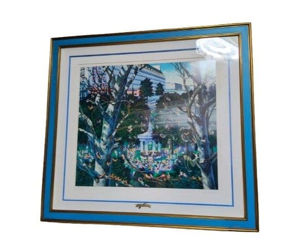 希少 ヒロヤマガタ シルクスクリーン 子供達の音楽会 山形博導