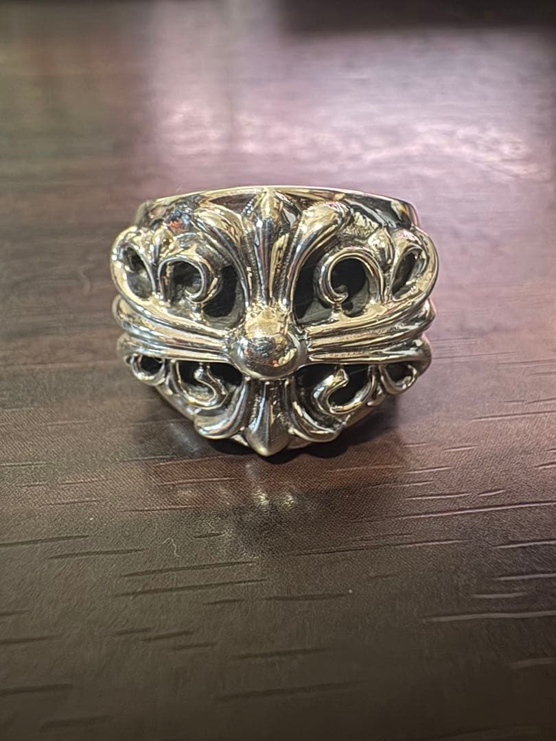 フロンティーアクロムハーツ 1992刻印 ハート フローラル リング