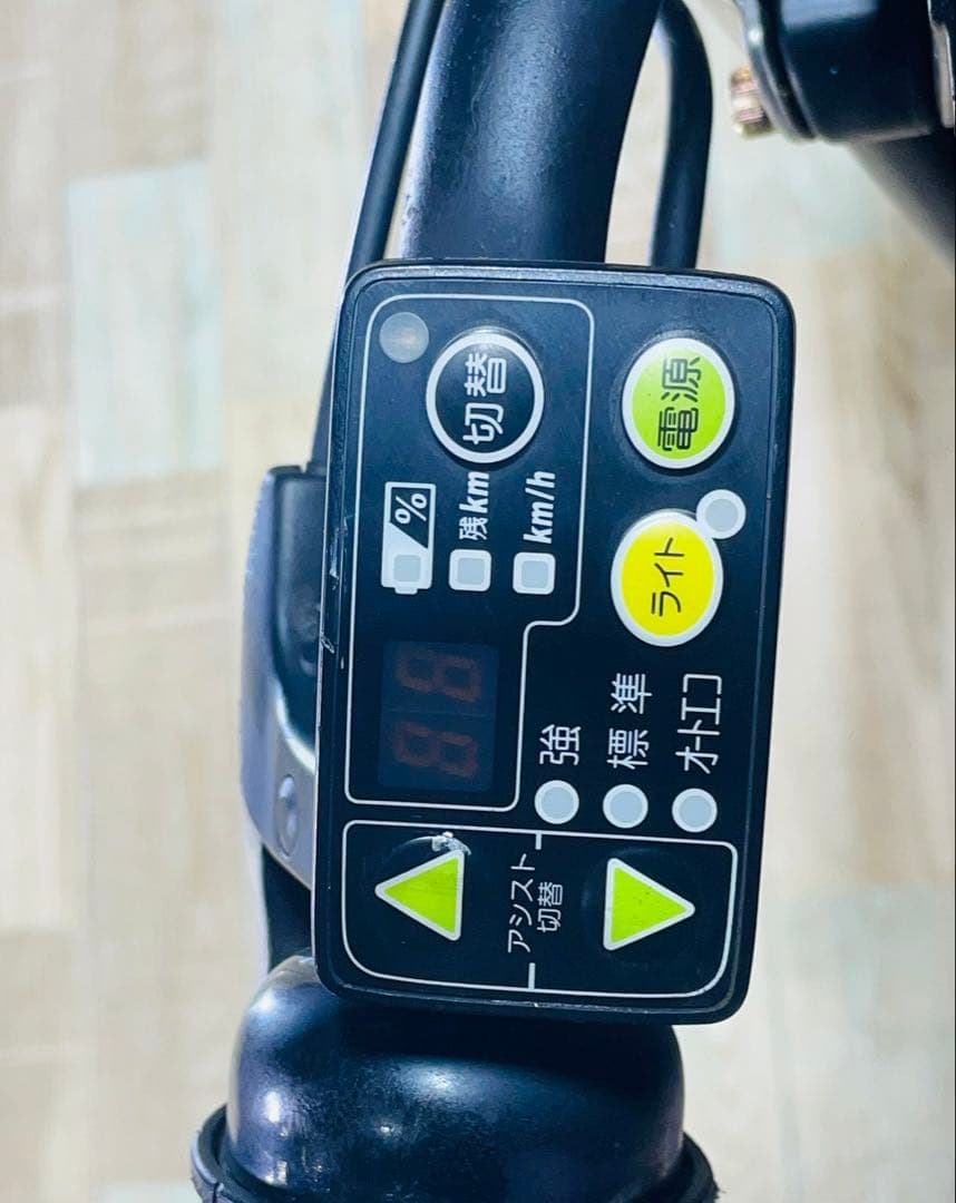 パスキス12AH⭐️人気モデル！ヤマハ子供乗せ電動アシスト自転車Y2399