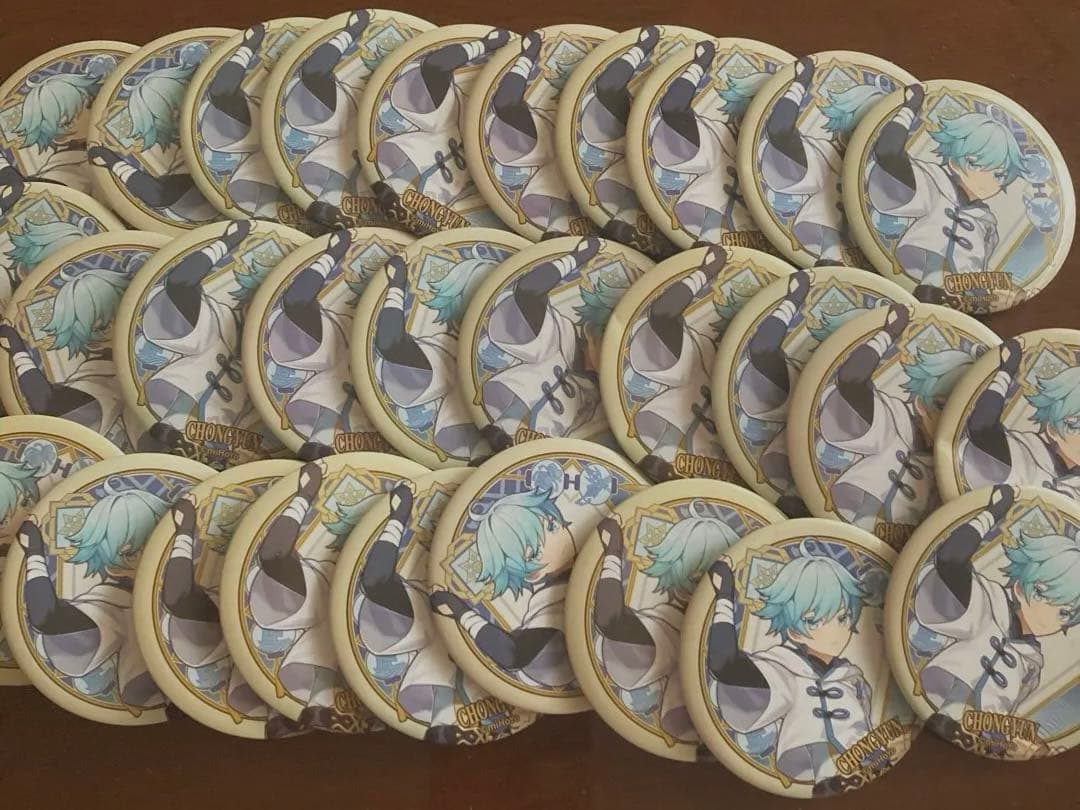 原神 重雲 缶バッジ 30個セット