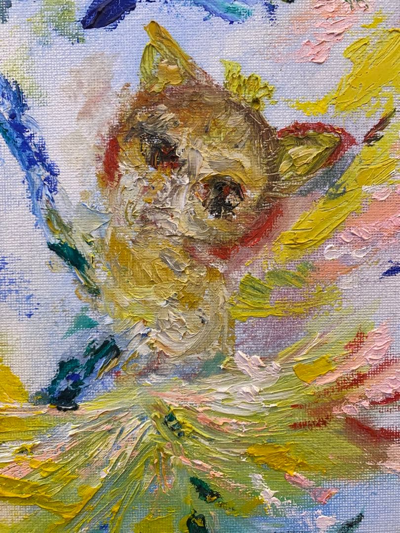 油彩　【practice dancing 】　一点もの　4F