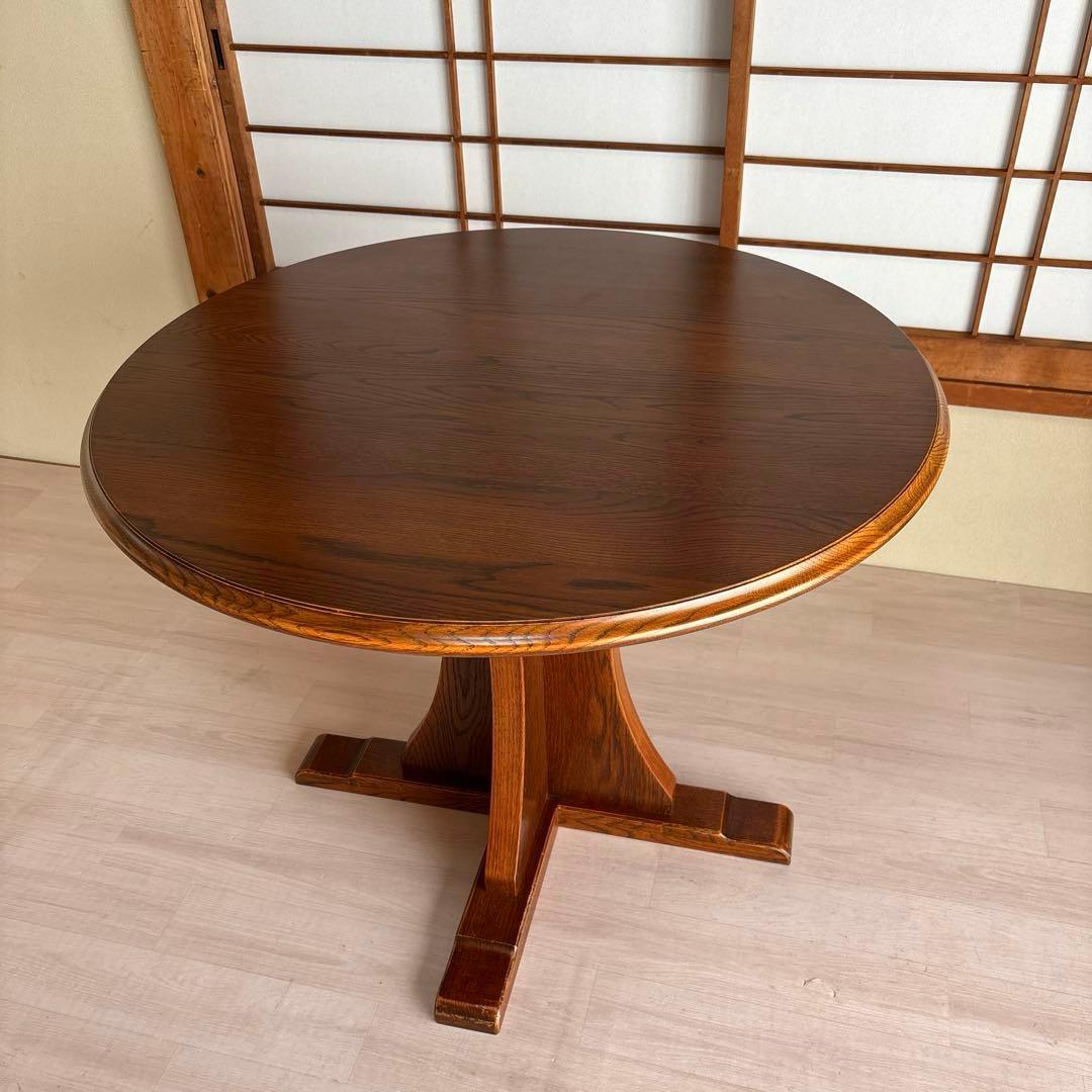 【美品】三越 ブルージュ ラウンドテーブル