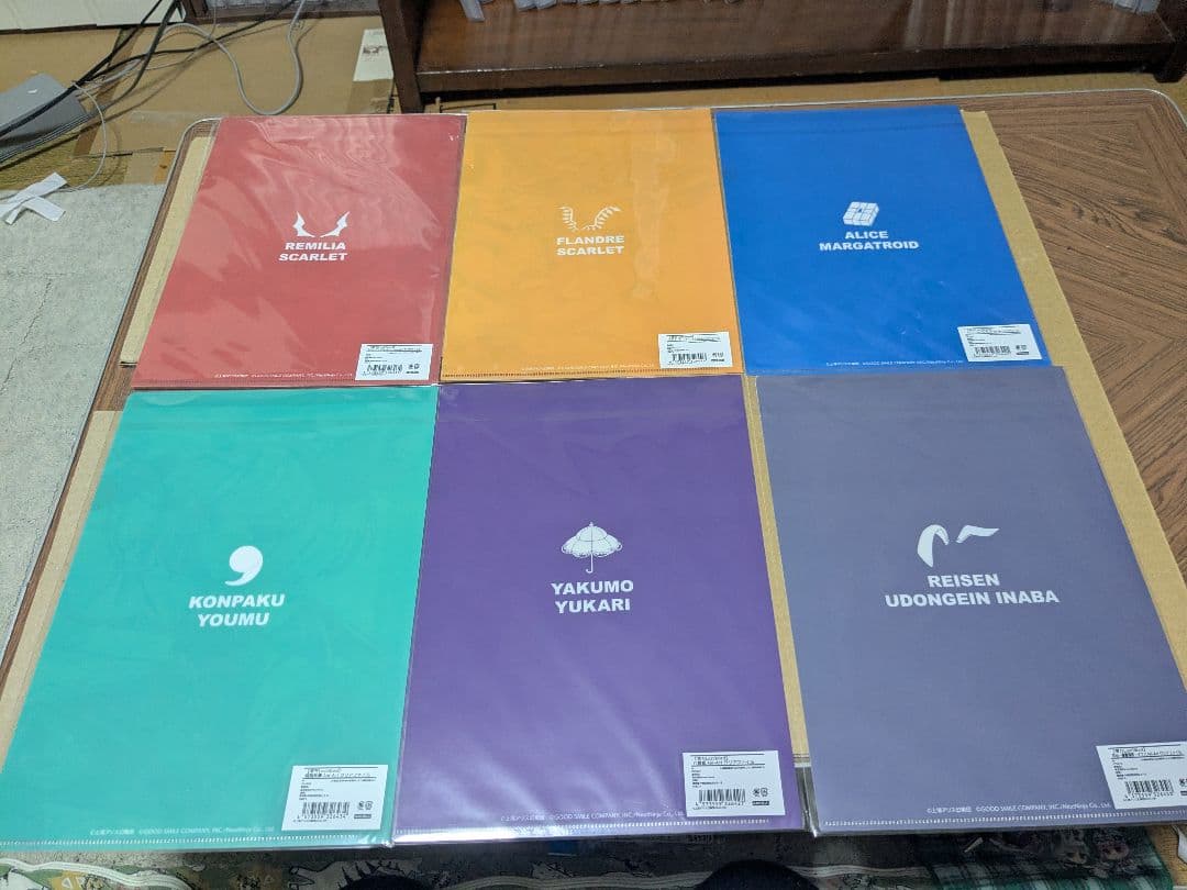 激レア東方LostWord＆Ani-Art A4クリアファイル全種類セット