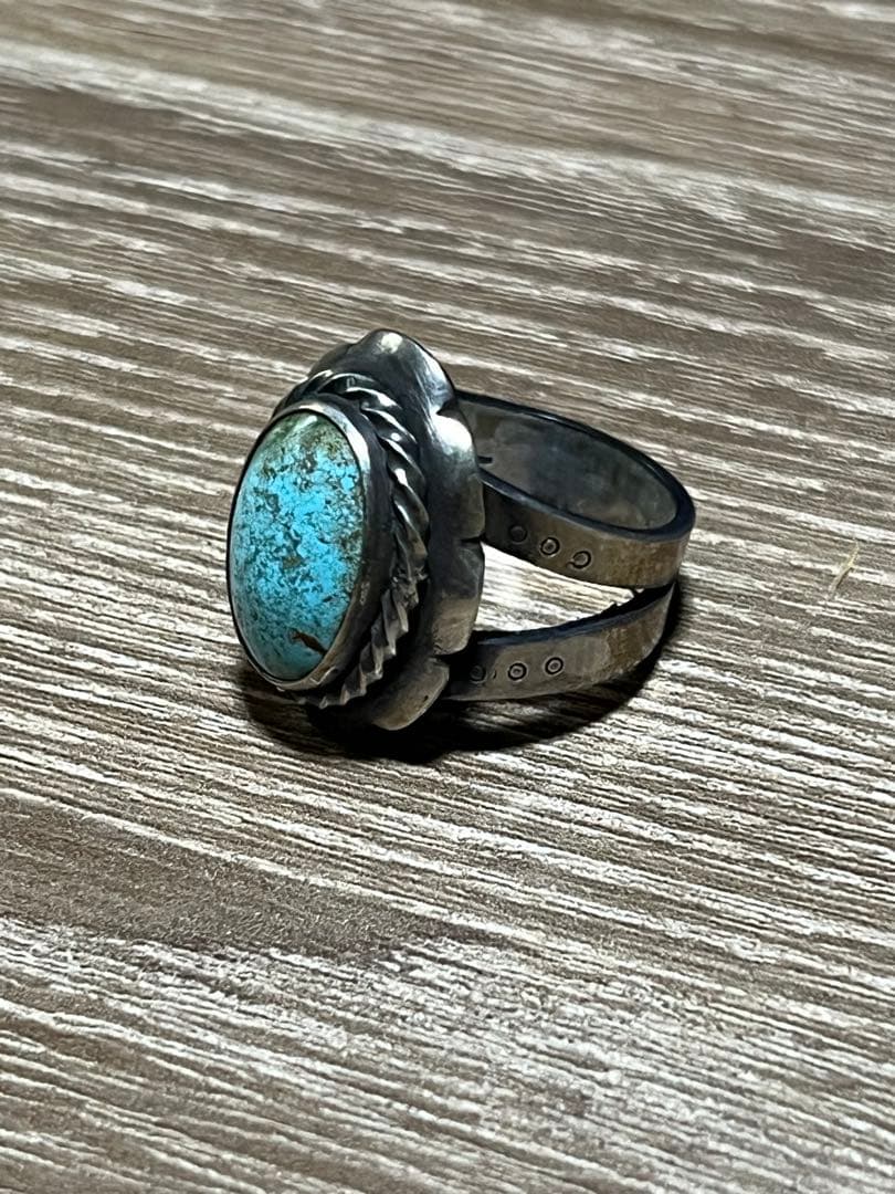 ナバホ族　ターコイズ　シルバー925