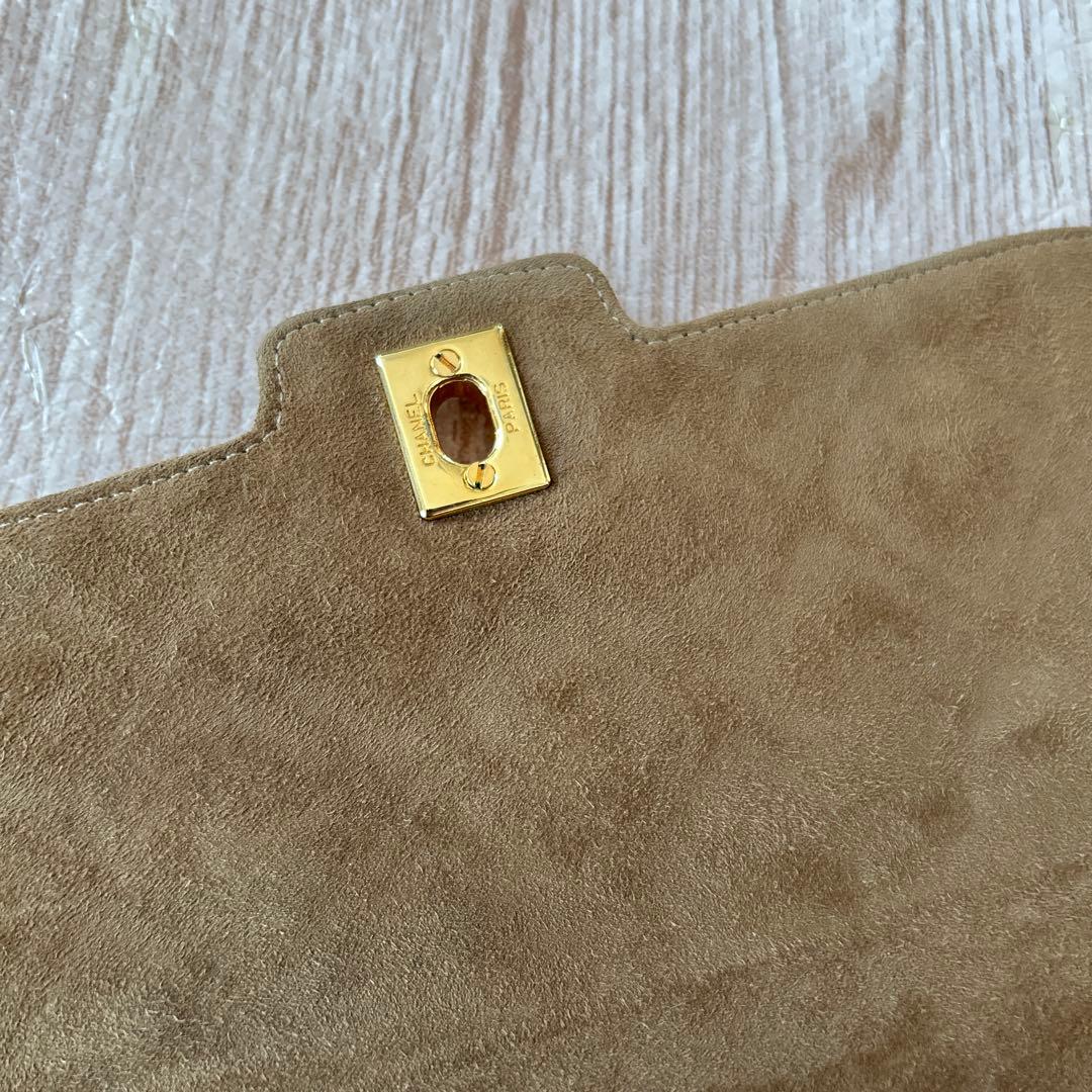 シャネル　CHANEL マトラッセ　チェーン　スエード