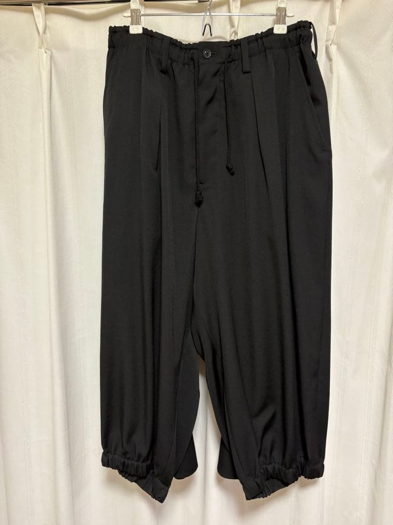 YOHJI YAMAMOTO POUR HOMME ウールギャバ カラスパンツ