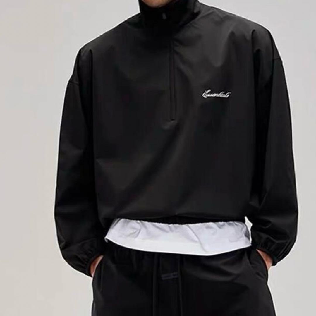 FEAR OF GOD ESSENTIALS ブラック ジャケット