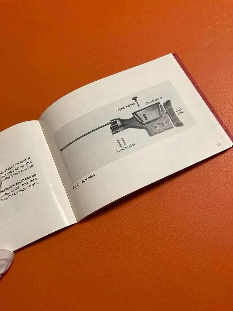 【幻の激レアアイテム】PSG1(PSG-1)実銃マニュアル 当時物