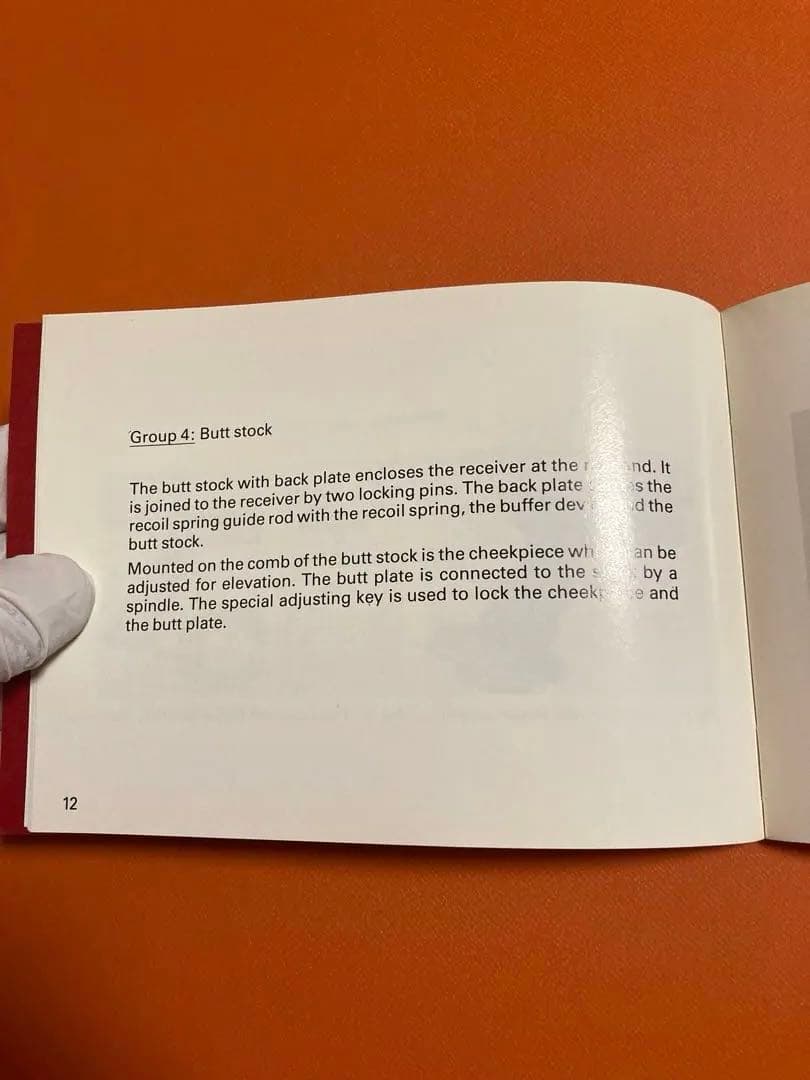 【幻の激レアアイテム】PSG1(PSG-1)実銃マニュアル 当時物