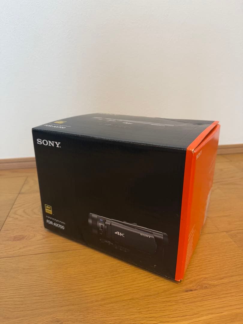 未使用 SONY FDR-AX700 4Kビデオカメラ 本体