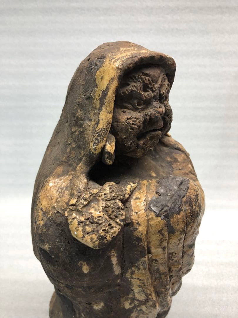 達磨大師像　達磨　焼物　置物　古美術