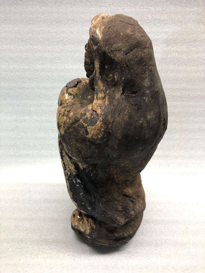 達磨大師像　達磨　焼物　置物　古美術