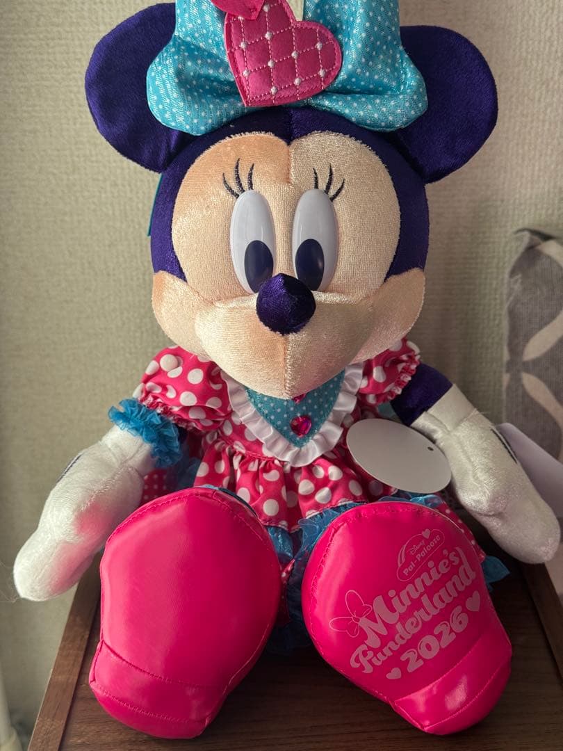 新品未使用　東京ディズニーランド　ミニー　ぬいぐるみ　パルパルーザ　2026