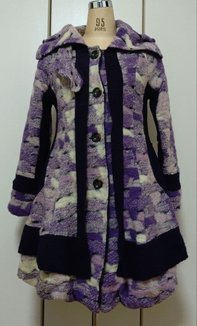 専用　SUPEPOSER イタリア製　ウールコート　バルーン L