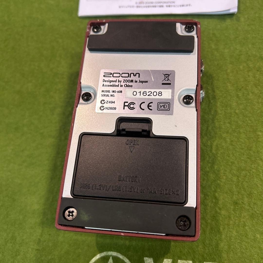 【取説・箱あり】ZOOM MULTISTOMP MS-60B ベースエフェクター