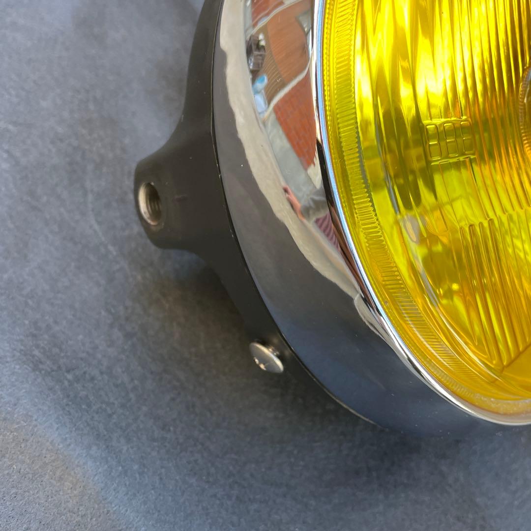 【極美品】マーシャル　ヘッドライト　160パイ 160mm イエローレンズ