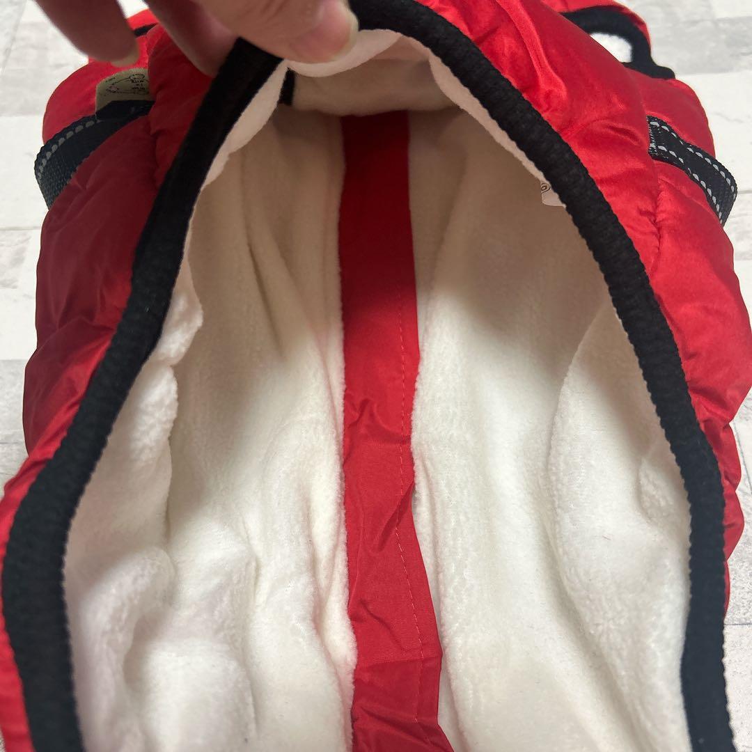 犬服 綿服コート 防水ジャケット 暖かい ペット服 2XL 赤色