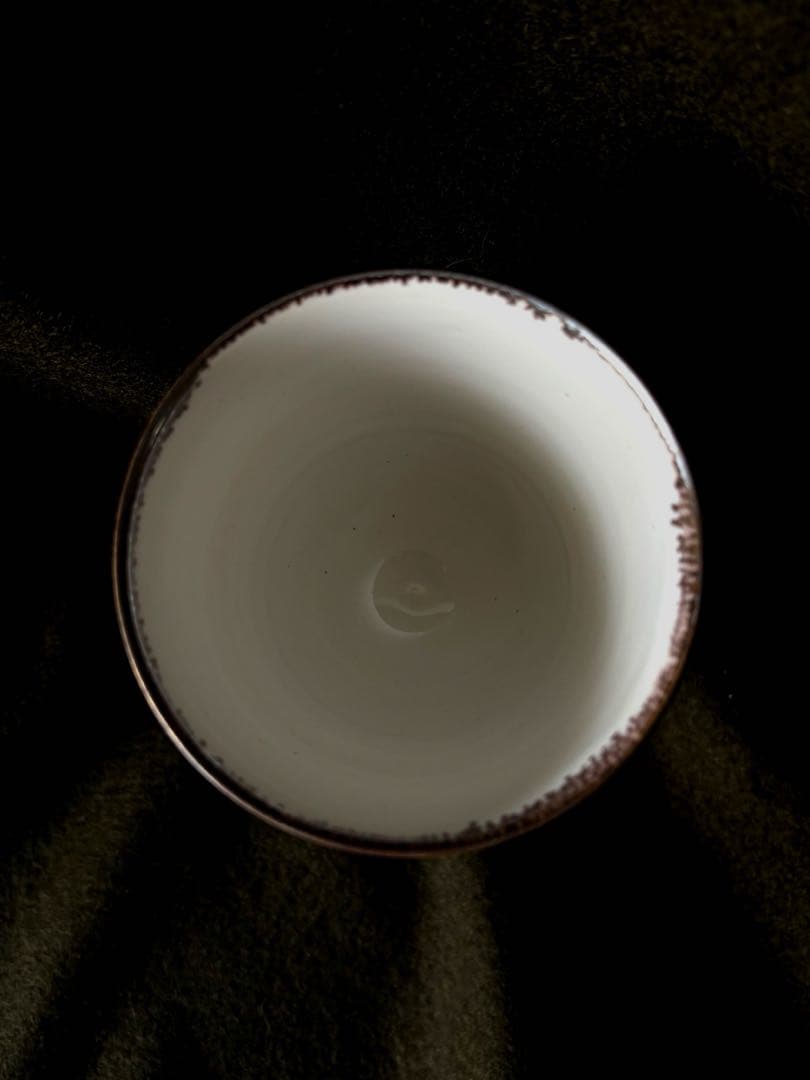 濱中史朗作　ステムグラス　レオパード　ホワイト