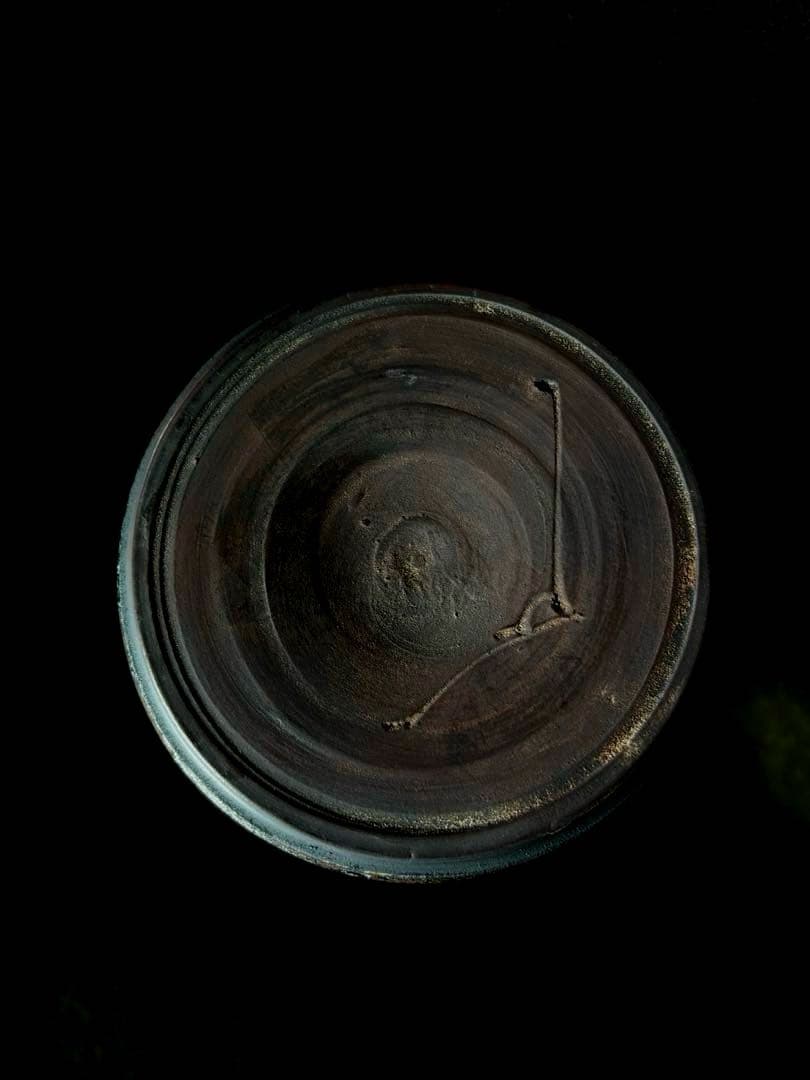 濱中史朗作　ステムグラス　レオパード　ホワイト