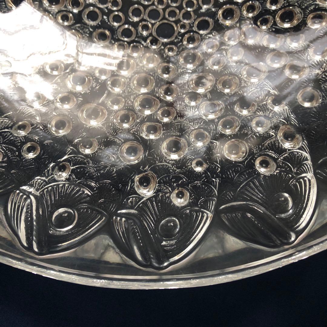 【極美品】LALIQUE ラリック ロスコフ 魚 泡 大型ボウル 名作