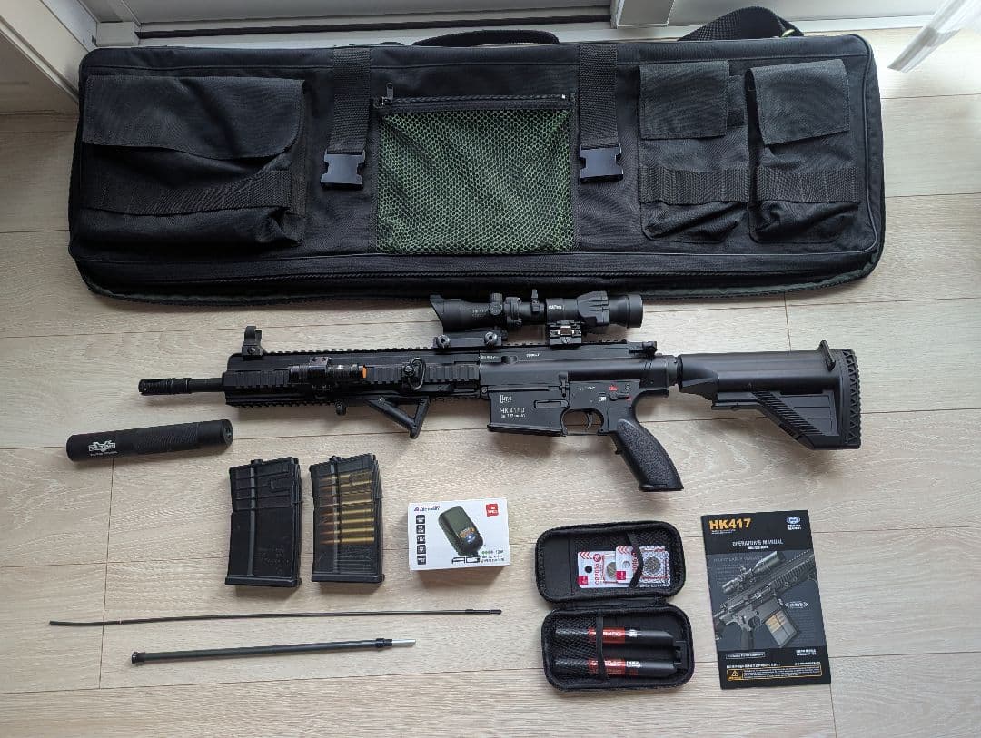 [週末最終値下げ]HK417 次世代電動ガン 美品フルセット