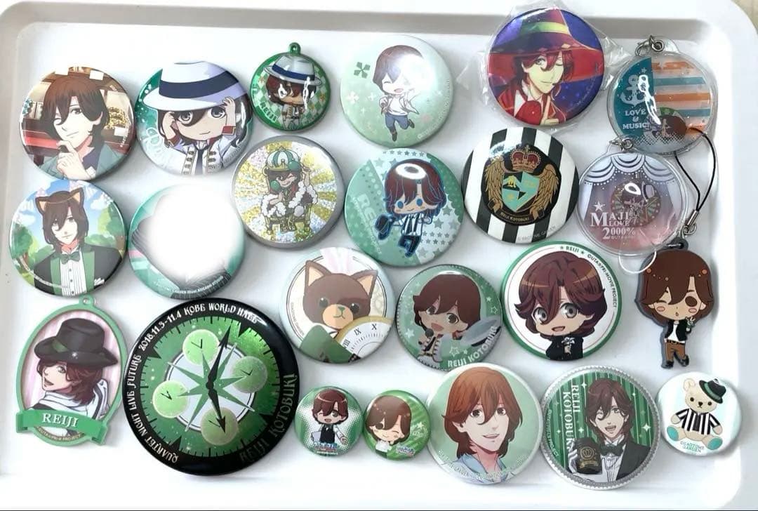 うたプリ　カルナイ　寿嶺二　缶バッジ　キーホルダー　まとめ売り22個　個別可能