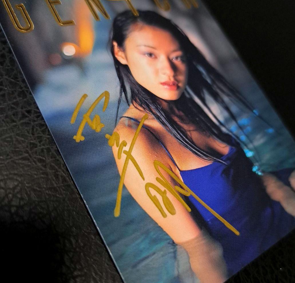 M*K様 栗山千明 直筆サイン入りトレカ 2001 GENICA ジェニカ