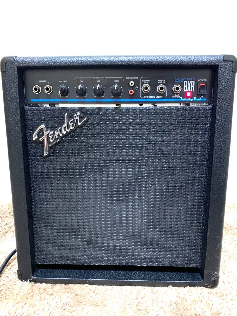 【美品】Fender BXR 25 ベースアンプ USA製 音出確認済 メンテ済