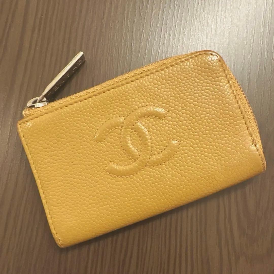 CHANEL シャネル 確実本物 ケース カードケース キャビアスキン