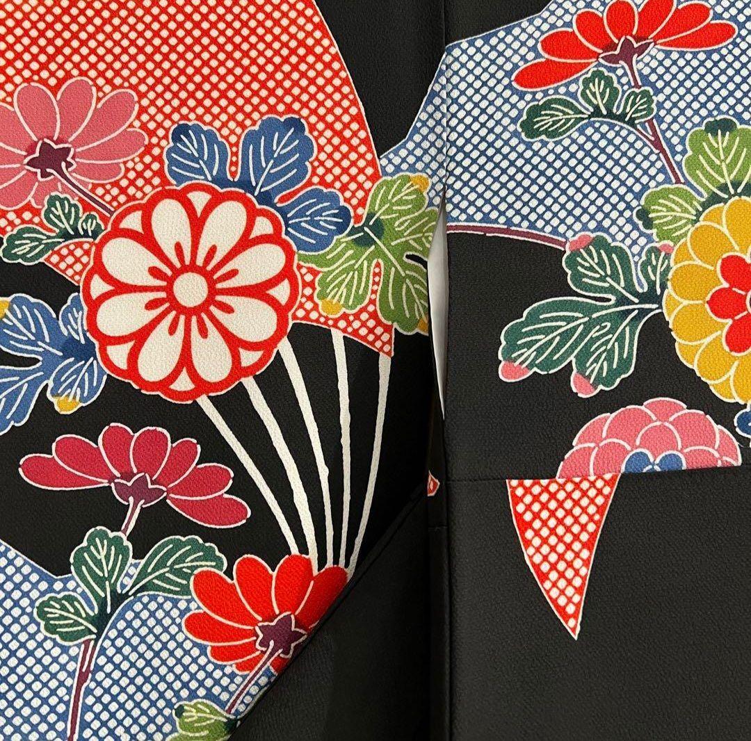 京紅型 栗山吉三郎　振袖（袋帯・小物セット）