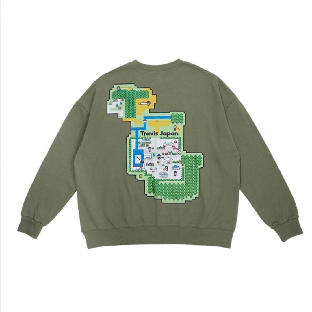 トラビスジャパン 地図デザイン スウェットセット