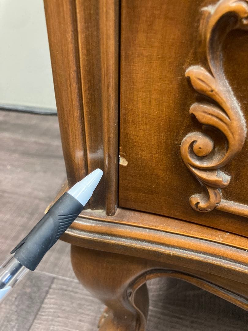 猫脚　家具　サイドチェスト　電話台　ビンテージ