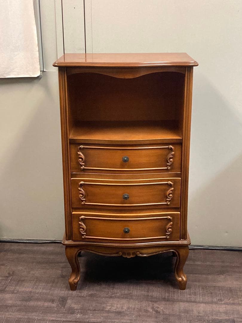 猫脚　家具　サイドチェスト　電話台　ビンテージ
