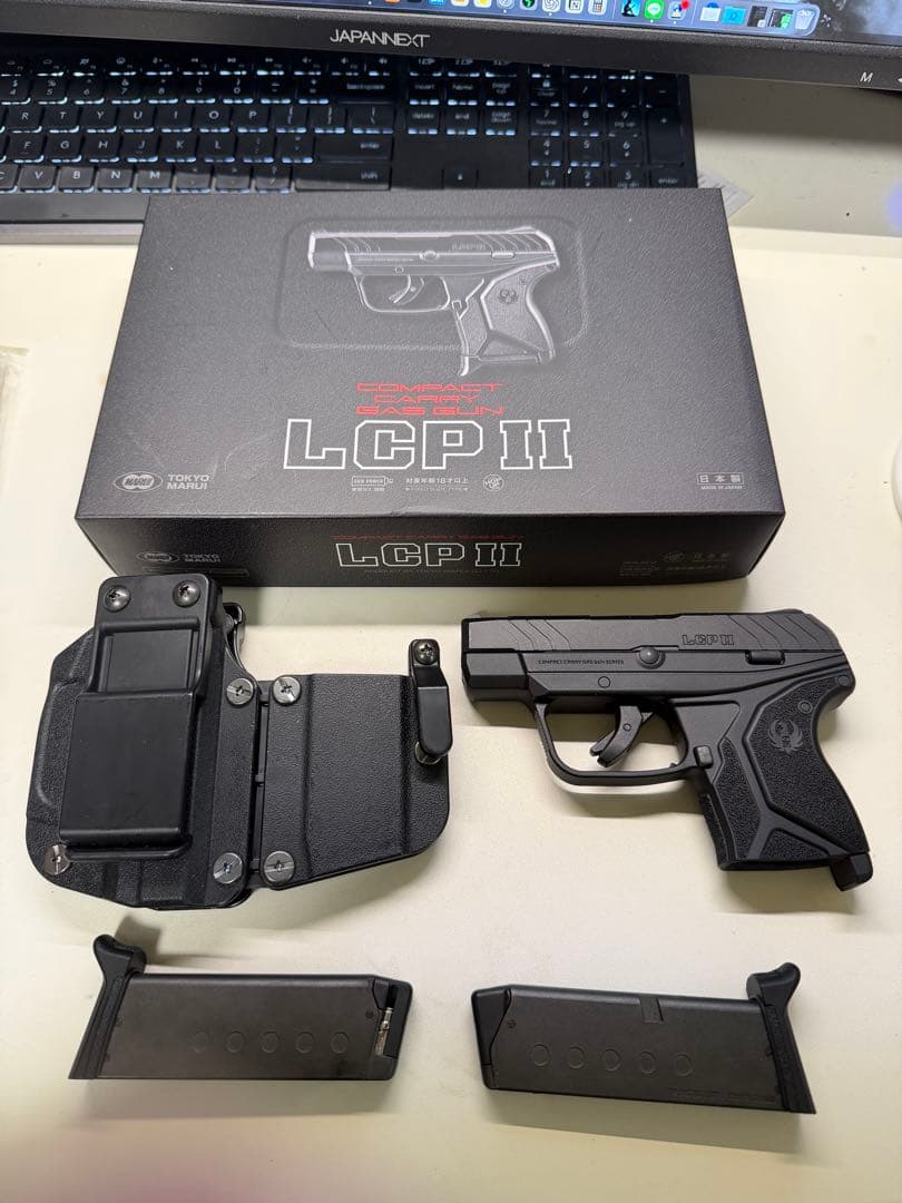 東京マルイ　LCP II エアガン ブラック　ホルダー付き