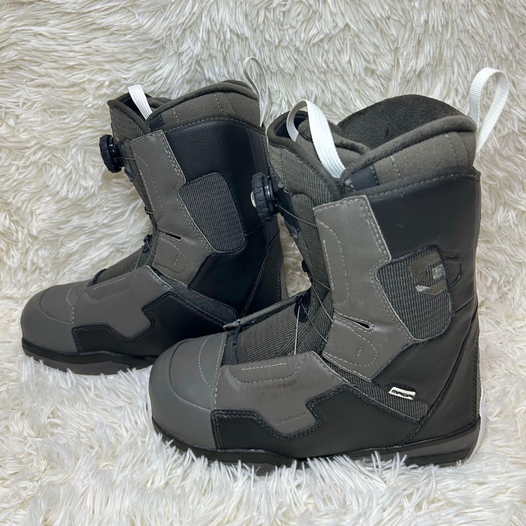 Salomon BOA スノーボードブーツ スノボー　メンズ　グレー　25.5